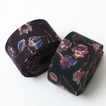 엔소엔 분위기있는장미 원단리본 (40mm GC4) 구슬/비즈 DIY 키트, 브라운 1마