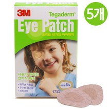 3M 테가덤 아이패치 20매x5개/눈교정 어린이 눈밴드, 20매X5개