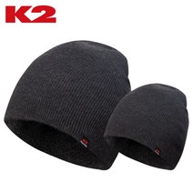 K2 비니 비니모자 등산모자 겨울용비니 [블랙 그레이], 그레이