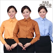 레뷰가운 여성 블라우스 병원 원무과 유니폼 안내복 상담 SE128