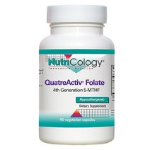 Nutricology 쿼터액티브 폴레이트 베지테리안 캡슐, 90개입, 1개