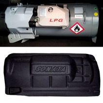 가스통가리개 커버 LPG 차량 현대차종 격벽 까스통 택시 트렁크정리함, EF소나타(구/신형공용)