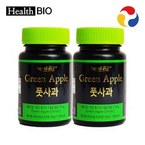 힐링 풋사과 무부형제 60정 타정(알약타입), 36g, 2통