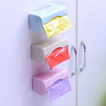 정리의달인 비닐봉지 정리함, 블루, 1개