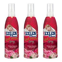 피죤 리치퍼퓸 플라워페스티벌향 섬유 탈취제 본품, 200ml, 3개