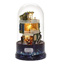 miniyo 오르골6종 DIY 미니어처하우스 만들기 별이빛나는밤 한글설명서 준비도구증정 당일발송, 1_별이빛나는밤