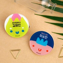 디자인아지트 주문제작 캐릭터명찰 원형 요모조모, 조모4, 1개