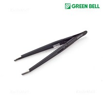 그린벨 고급 라운드형 족집게 GT-223, 블랙, 1개