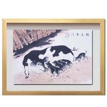 (진품) 할인판매 복 돼지그림 액자 희망 풍수에좋은 부자되는그림 들어오고 액운막는 (추천)