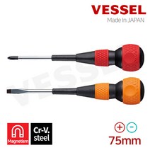 베셀 220 스크류 일자 십자 전공 드라이버 75mm, 베셀_220_75mm_십자형(+)