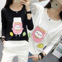6547 -레몬보틀 긴팔티셔츠