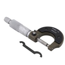 고정밀 외경 마이크로미터 두께 게이지 측정 0-25mm, 1개
