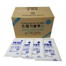다용도 쓰레기봉투 대(배접)일반형 76x94 500매(박스), 유백색