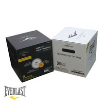 에버라스트 EVERLAST 탁구공 3성 120개입, 에버라스트_3성_120개[임의색]