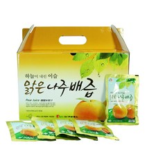 가보팜스 맑은나주배즙 100ml 30포 50포, 50개입