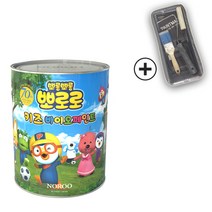 노루페인트 뽀로로 키즈 바이오 페인트 0.9L 반광 간단세트, 포비 하늘