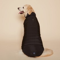 [무료배송+12900원+정품티셔츠증정]퍼피갤러리 코펜하겐 패딩 강아지 겨울옷 코트 애견 겨울패딩, 블랙