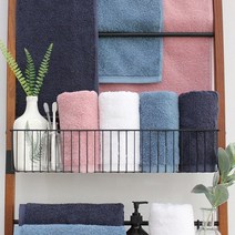 송월타월 180g 엣지무지수건(5매), 분홍, 1set