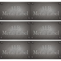ALB 사각형 네임스티커, 네임스티커(특대형)_디자인B_메탈02(c), .개
