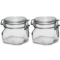 보르미올리 유리 피도병 500ml 투명 2개세트, 단품