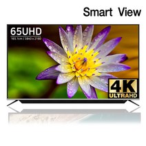 스마트뷰 J65SB 4K UHD TV 사운드바 내장, 벽걸이형 (택배발송)
