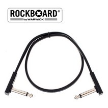 RockBoard 락보드 이펙터케이블 플랫 패치케이블 블랙 30cm