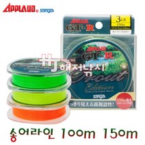 산요 GT-R 트라우트 에디션 송어전용라인 150M, 슈퍼그린 150M 3LB-926305