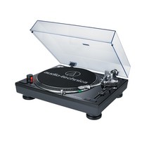 오디오테크니카 다이렉트 드라이브 전문 턴테이블 USB 및 아날로그 AT-LP120, AT-LP120BK-Black