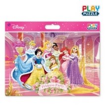 PLAY PUZZLE 디즈니 판퍼즐 멀티 프린세스 (판퍼즐88조각), 계림북스