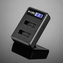 무배 캐논 LP-E6 LCD 듀얼충전기 EOS 7D/6D/XC15/XC10