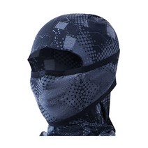 호정스토어 김서림방지 전면마스크 쿨 바라클라바 자외선차단, 도트블랙