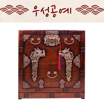 우성공예 국내산 오동나무 봉황 제기함 제기보관함, 1개