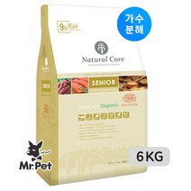 네츄럴코어 에코9b시니어연어6kg + 치즈5봉 + 사료샘플1종, 6kg, 1개입, 연어