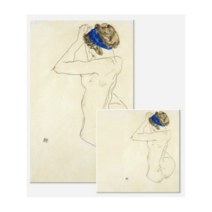 [슈가덕] 에곤쉴레 에곤실레 캔버스 액자 20종 캔버스액자 명화, 누드2_35x35cm