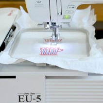 미싱스토리 루나 (MS-121) 재봉틀, 자수키트 EU-5 전용  자수 프레임 라지