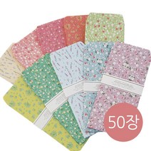 프롬앤투 용돈봉투 봉투, 꽃인쇄 봉투 FB501세로형(50매)