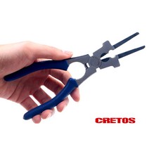 용접 미그 플라이어 8인치 200mm co2 노즐 청소 펜치 니퍼 절단 용접봉 스패터 제거 절연관 분리 팁 결합 분해 추출 다목적 롱노우즈 롱로우즈 라디오펜치 롱노우즈, 1개