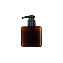 [허브스프레이] 친환경 PETG 사각 디스펜서 100ml 150ml 250ml 280ml 샴푸 물비누 용기, 1개, 250ml갈색