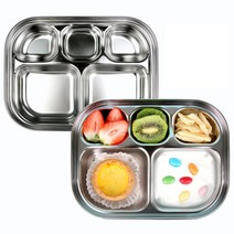 착한식판 클린스텐식판세트, 01 스텐식판5구