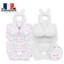 [Bonnichon]프랑스 보니숑 유모차이너시트/신생아~5세/4계절 유모차시트/목베개일체형, 상품선택:유모차시트-앤시크