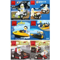 인라이튼 미니레고블럭시리즈 경찰차 레고만들기 조립 사은품 미니레고 레고호환블록