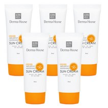 더마하우스 화이트닝 썬크림 50ml 5개 (미백 주름개선 자외선차단) SPF50+PA+++