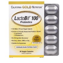 California Gold Nutrition (해외) 캘리포니아 골드 락토비프 1000억 유산균 30캡슐 정품, 2개