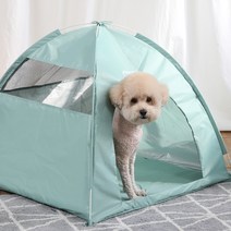 알뜨리 강아지 고양이 원터치 텐트 집 하우스, 민트