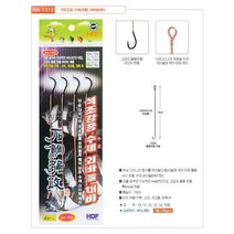 HDF 낚시채비 필수아이템! 최저가! [해동]HDF 석조강공 수제 외바늘채비 돌돔채비세트