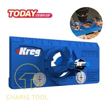 KREG 크레그 힌지 보링 지그 보링비트 포함 싱크 경첩 경첩지그 경첩보링 보링가이드 경첩가이드 가이드 싱크경첩용지그 힌지가공지그 목공구 목공공구 카리스툴, 1개