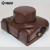 [폰집] 속사 카메라 케이스 x10 x20 스트랩포함 후지, 1개, X10/X20-다크브라운