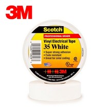 3M 스카치 35 절연테이프 (흰색), 1개