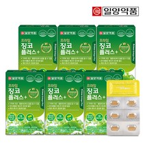 일양약품 프라임 징코 플러스 30정 (1개월분), 단품없음, 6개