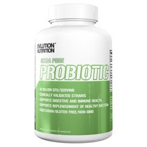 EVLUTIONNUTRITION 프로바이오틱 400억 캡슐 글루텐 프리, 60개입, 1개